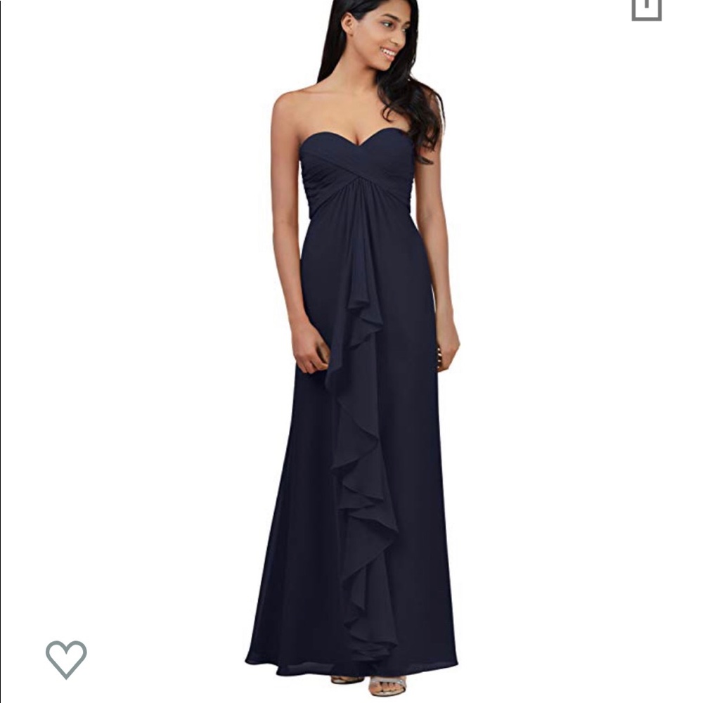 Navy blue gorgeous strapless dress! NWT
